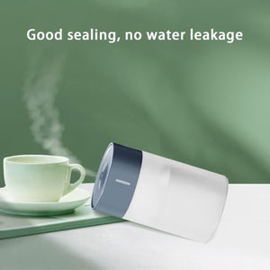 Portable Mini Air Humidifier – USB Mist Diffuser with LED Night Light