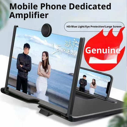 Mobile Screen Magnifier 3D Enlarged Display Stand for Smartphones Eyes Protection
