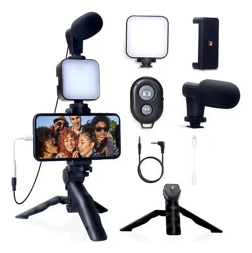 Smartphone & Camera Vlogging Studio Kit – U-Shape Video Rig