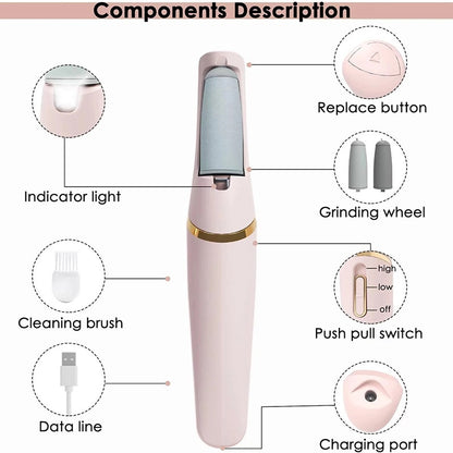 Electric Pedicure Foot File Callus Remover