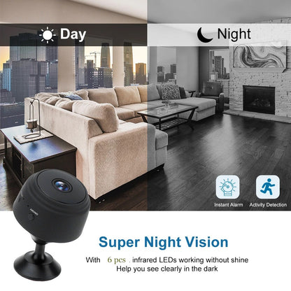 Smart Mini Security Camera – HD Night Vision WiFi Surveillance
