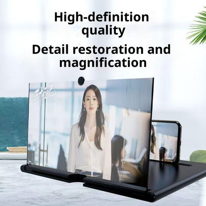 Mobile Screen Magnifier 3D Enlarged Display Stand for Smartphones Eyes Protection