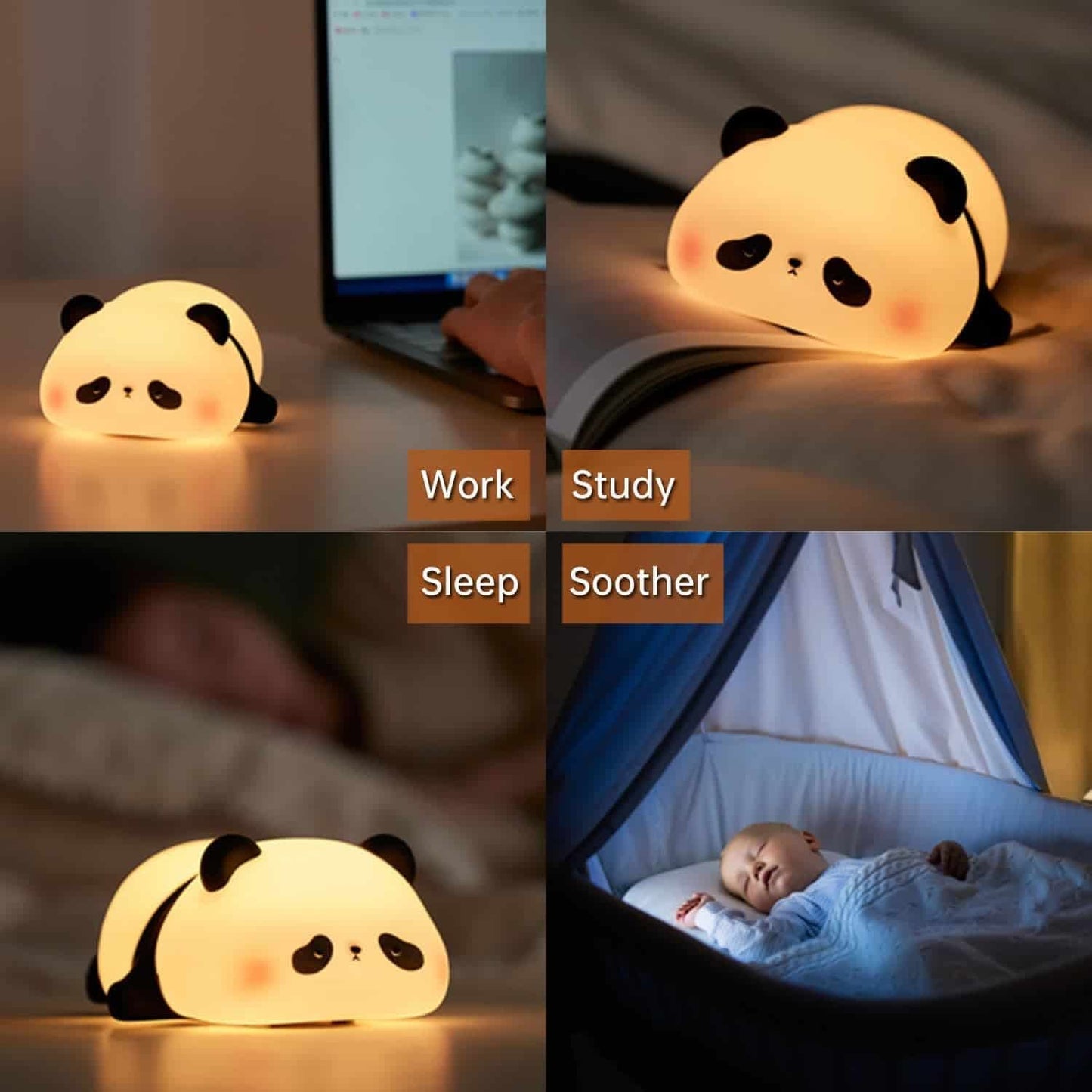 Panda Silicone Night Lamp