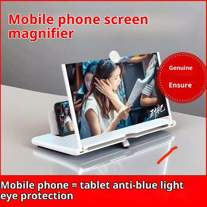 Mobile Screen Magnifier 3D Enlarged Display Stand for Smartphones Eyes Protection