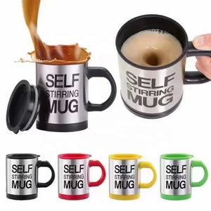 Automatic Stainless Coffee Mixing Cup Blender Self Stirring Mug